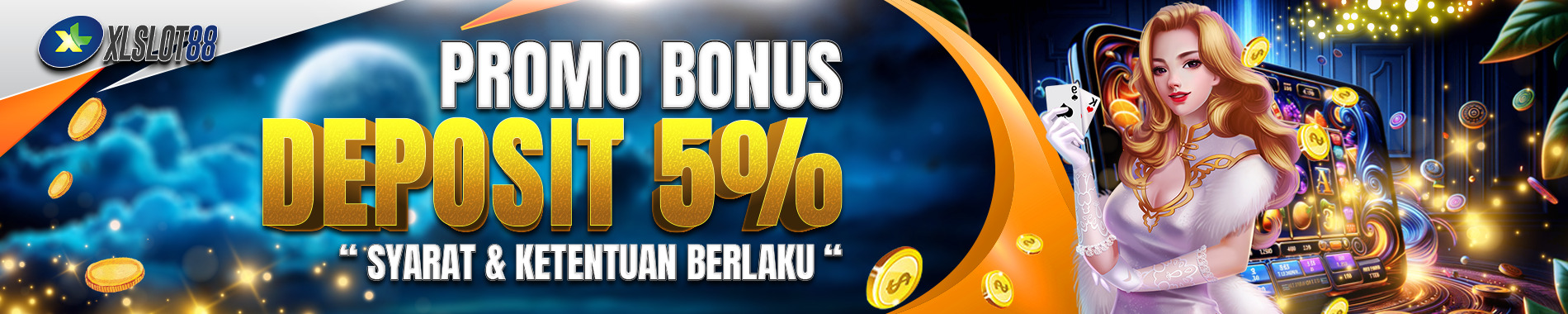 PROMO BONUS DEPOSIT 5% XLSLOT88 UTAMA